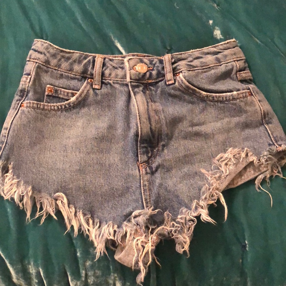 Topshop jean shorts